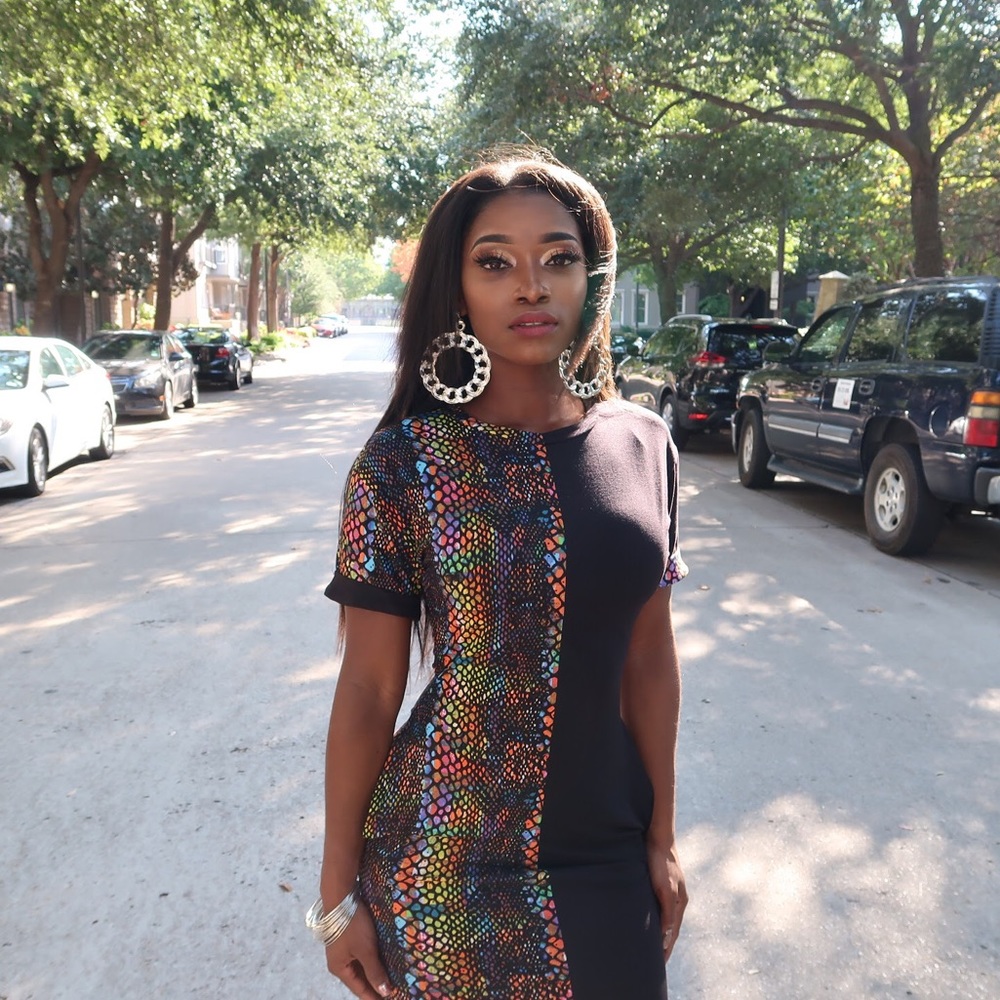 Pick A Side - Midi Dress